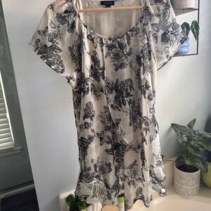 Tamara H Black Floral Print Blouse